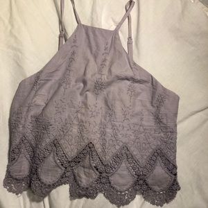 Purple Kendall and Kylie tank top